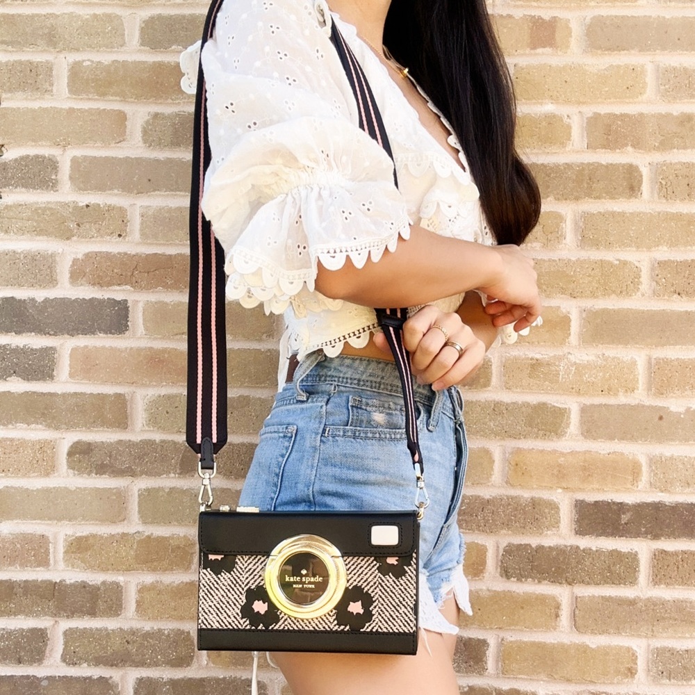 Kate Spade ♠️ Novelty Camera 📷 Crossbody - Picture 3 of 6